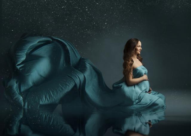 Fliegende Schwangerschaftskleider