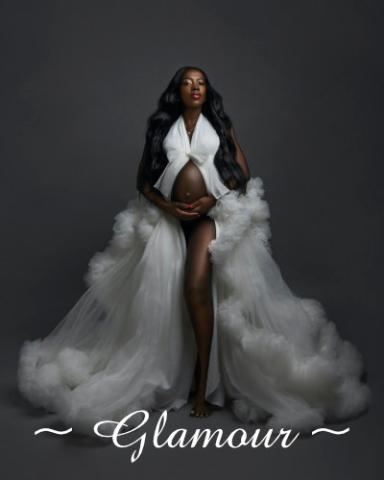 Glamour Schwangerschaft Fotoshooting