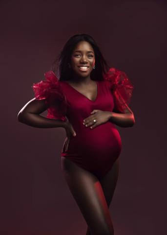 Modernes Schwangerschafts-Shooting